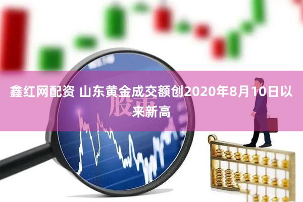 鑫红网配资 山东黄金成交额创2020年8月10日以来新高
